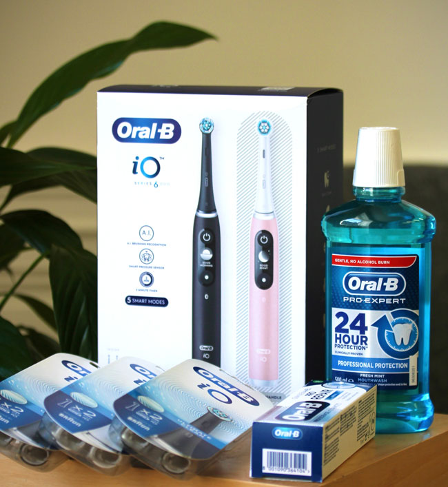 toothbrushes and mouthwash