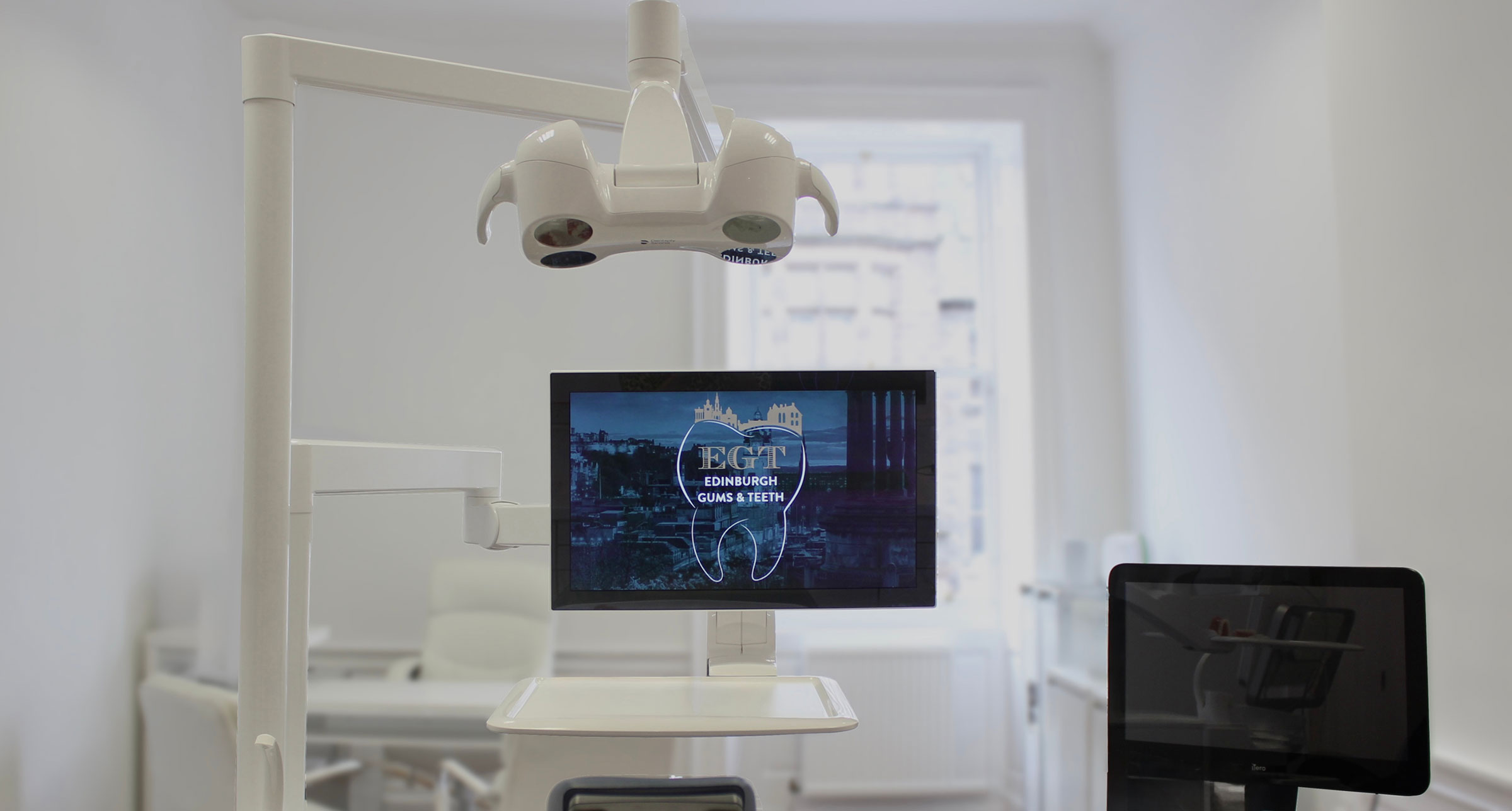dental surgery room with light
